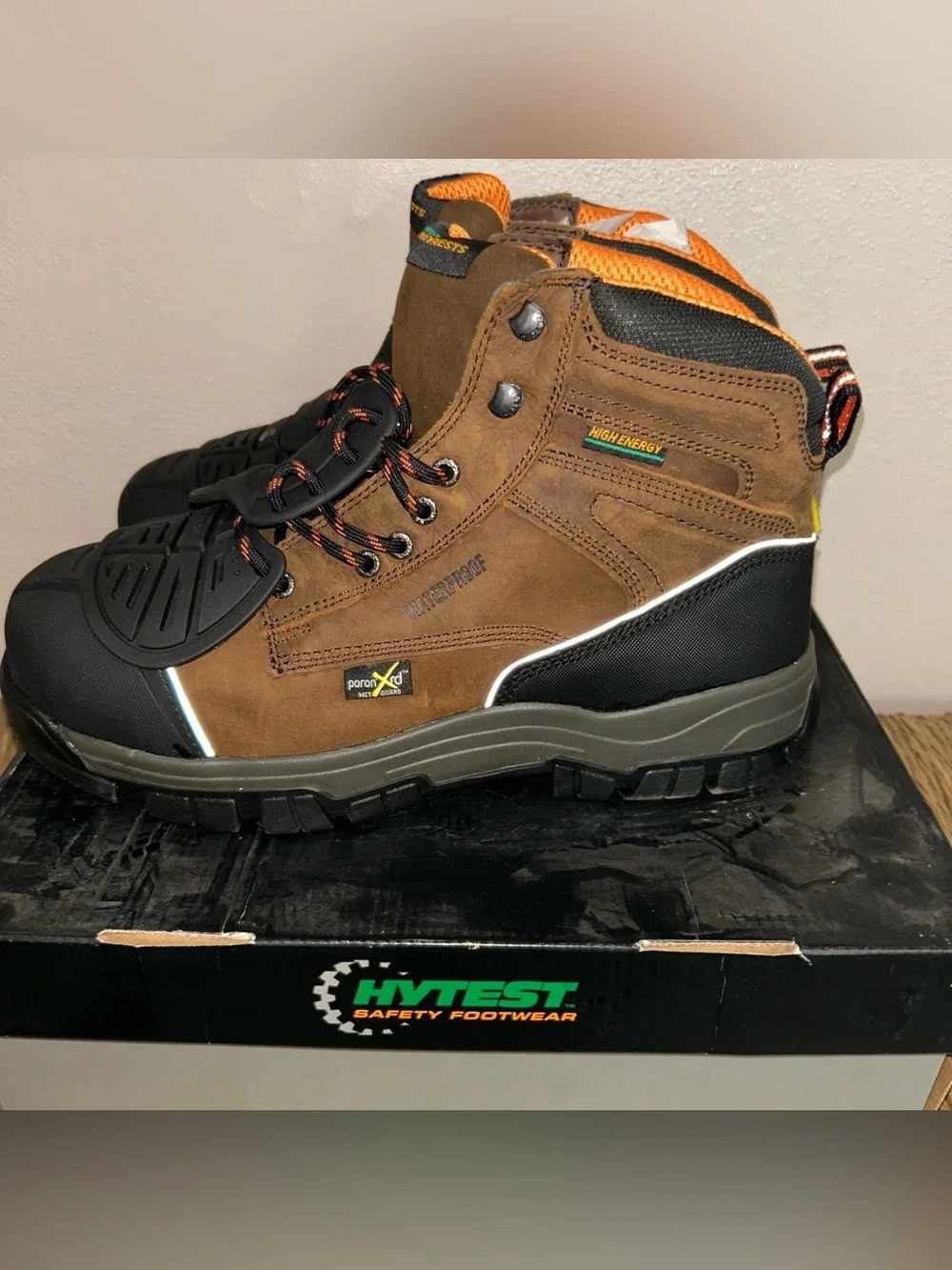 Hytest Brown Work metro Boots metro composite waterproof Safety Boot